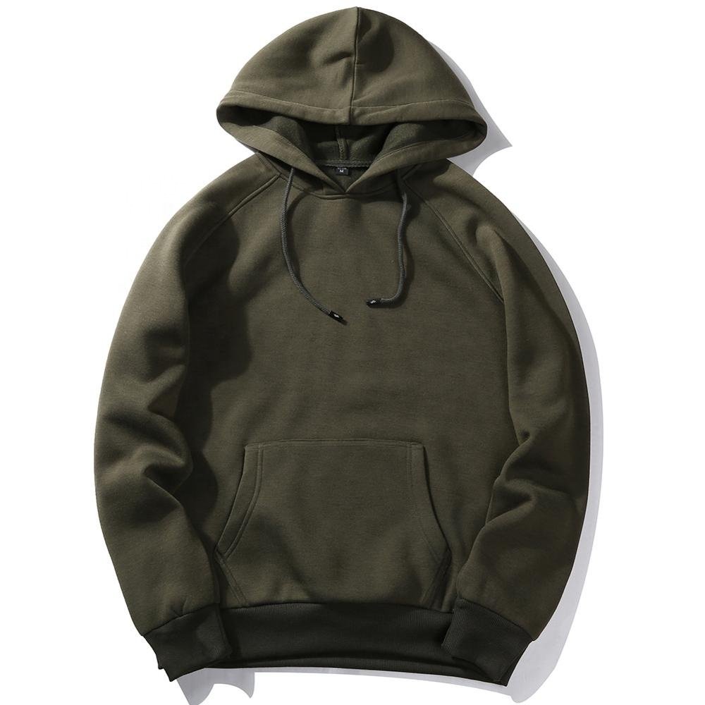 Wholesale 100% Poly European Size Athletic Custom Logo Plain Men Hoodies