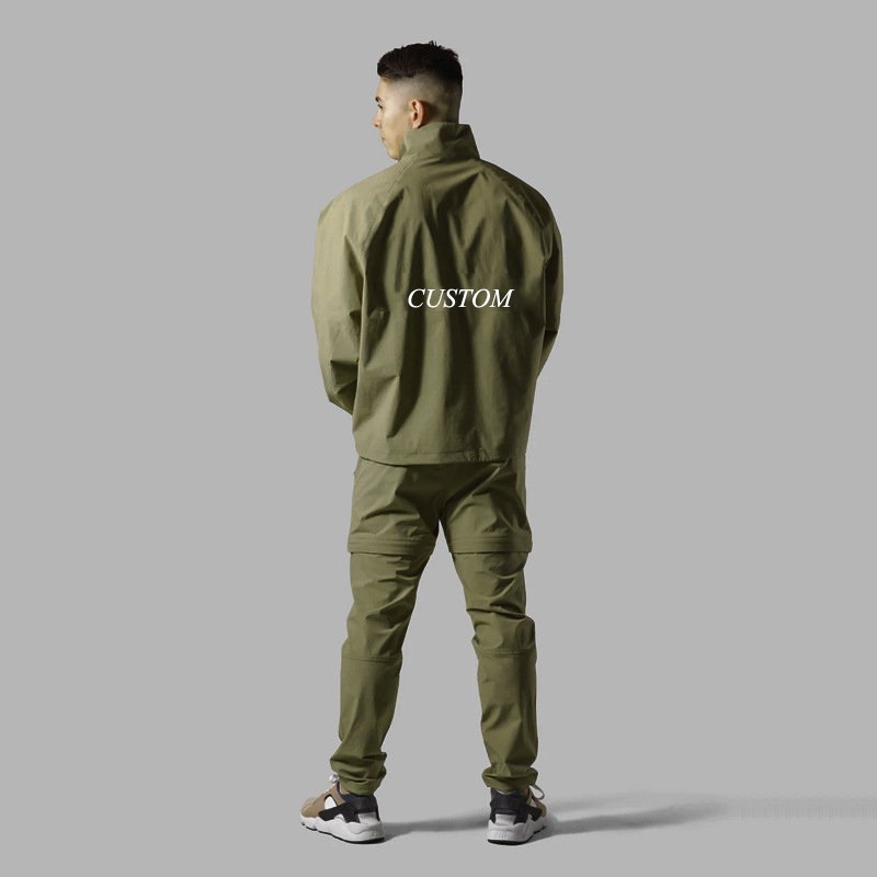 Wholesale Quick Dry Slim Fit Joggers Training Wear Custom Sportswear Men's Waterproof Tracksuit Set