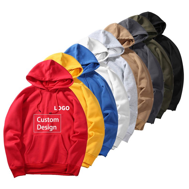2024 Wholesale Custom Embroidery Puff Printing Hoodie For Men High Quality Blank Men's Hoodies & Sweatshirts