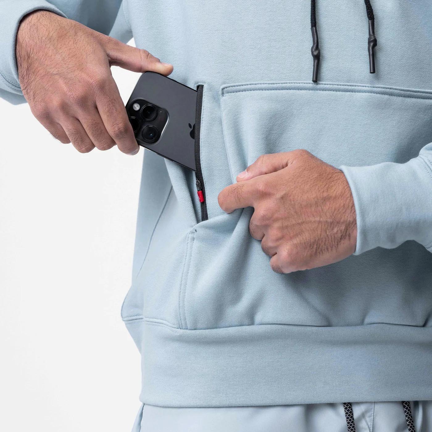 Wholesale Pullover 360gsm Custom Hoodies Kangaroo Pocket With An Internal Zip Pocket Oversize Men's Hoodie