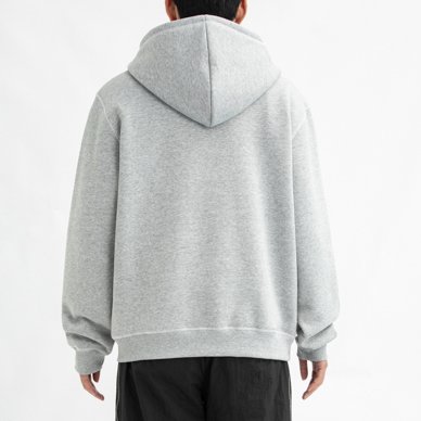 Embroidery Vintage Full Zip Up Hoodie Manufacturer Blank Oversized Men's Hoodies