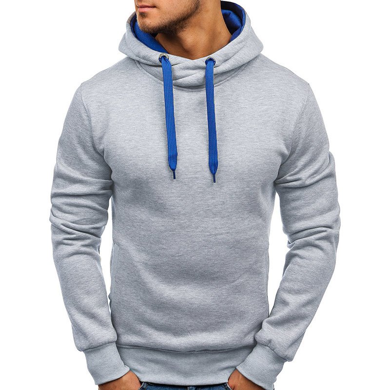 Wholesale OEM Quality Fashion Zipper Hoodie Mens Sweatshirts Solid Slim Fit Sport Gym Hoodies for Men