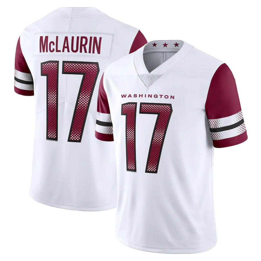 Men's American Football Wear Washington Team 17 Terry McLaurin White Limited Jersey Custom Rugby Shirts Football Uniforms