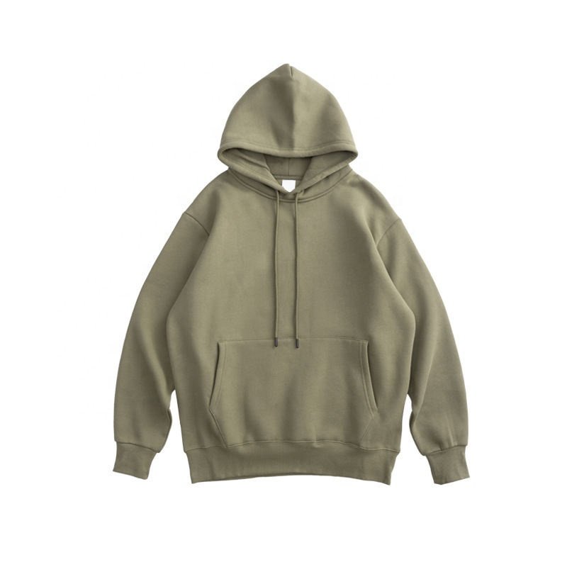 OEVE Custom Winter Men's Sweatshirt Pullover Hoodies Street Style Custom Oversized Men's Hoodies Blank Solid Color Bulk