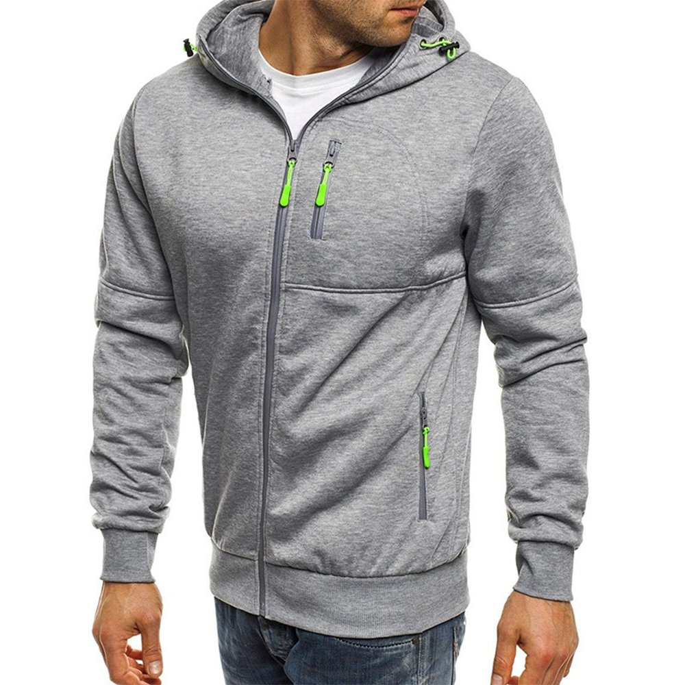 Plain Sport Hoodies Men Custom Logo Zip Up Hoodies Manufacturer Hooded Sweatshirt Men's Hoodies Sweatshirts Sudadera Deportiva