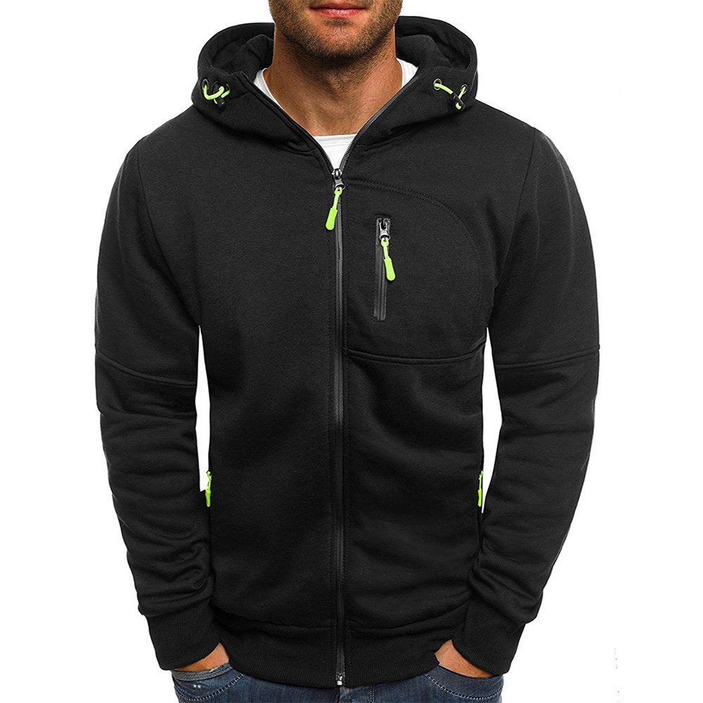 Plain Sport Hoodies Men Custom Logo Zip Up Hoodies Manufacturer Hooded Sweatshirt Men's Hoodies Sweatshirts Sudadera Deportiva