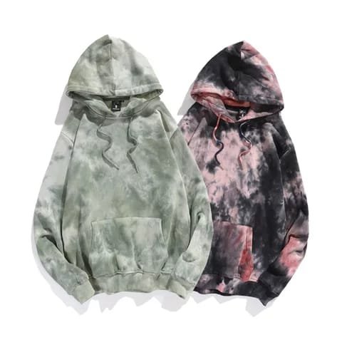 Hip hop 360 gsm tye die Hoodies mens High quality 100% cotton Pullover Tye die hoodies for men