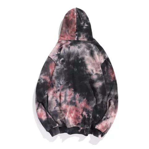 Hip hop 360 gsm tye die Hoodies mens High quality 100% cotton Pullover Tye die hoodies for men