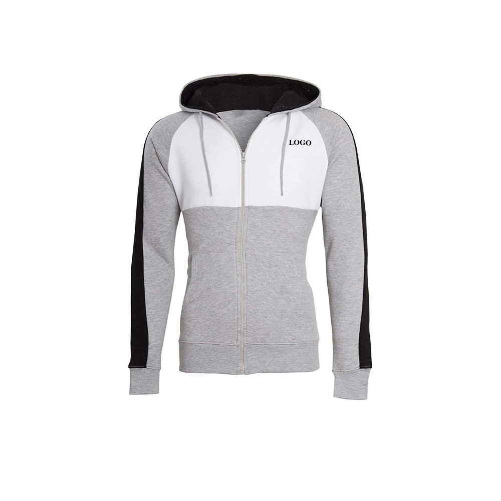 Men's Casual Tracksuit Contrast Slim Fit Zipper Hoodie Top Bottoms Set / Spring 2023 Active And Sports Wear Tracksuits For Men