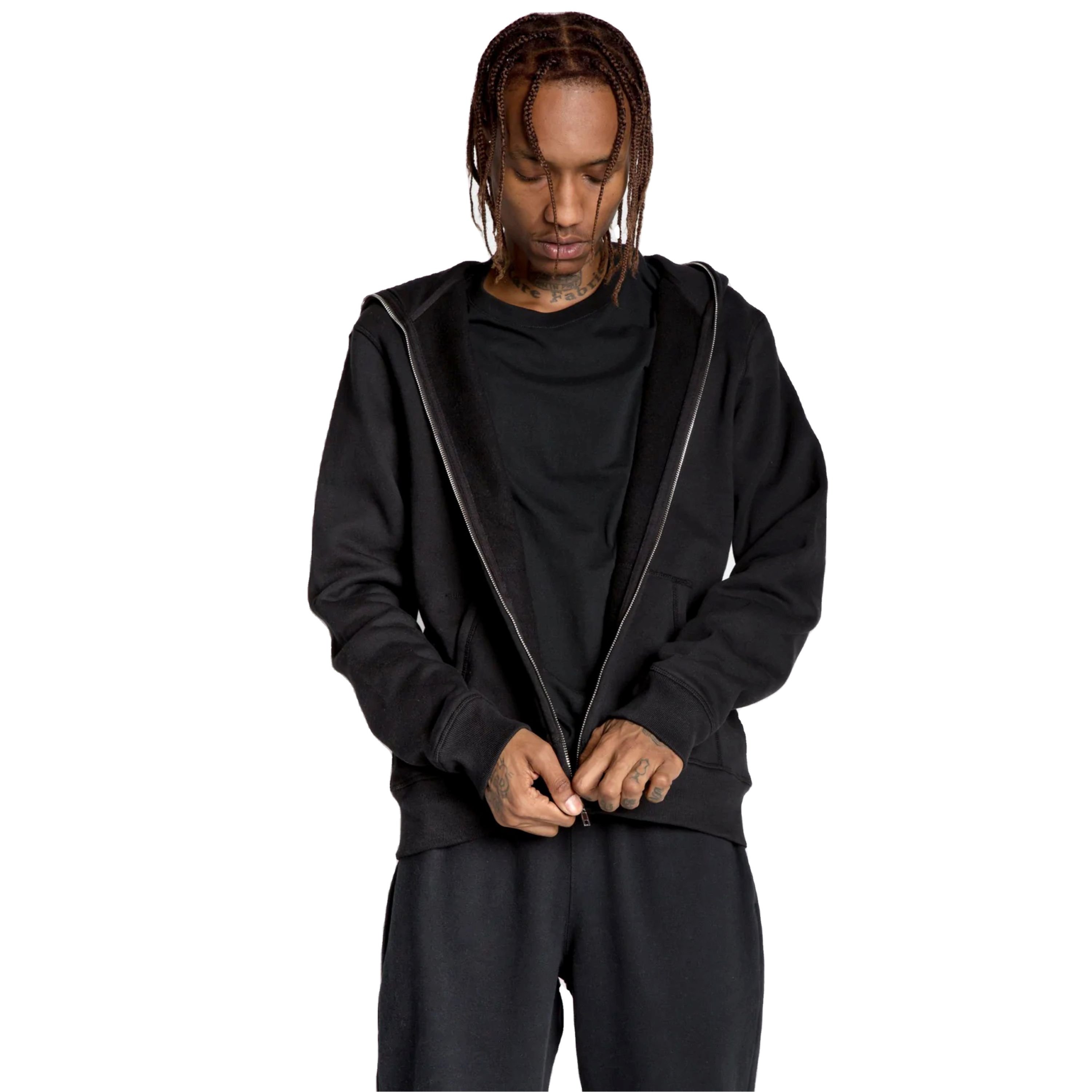 Custom Logo 3D Foam Puff Screen Printed Men's Hoodie with Zip-up Face Cover Graphic Print Full Zip Hoodie for Autumn/Winter