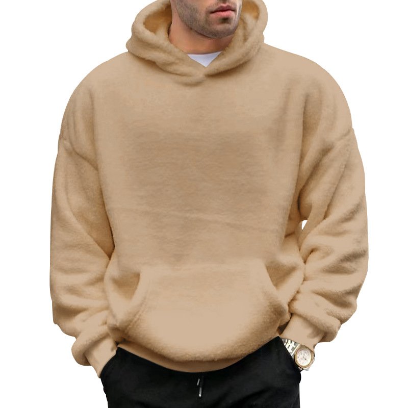 High Quality Wholesale Custom Logo Winter Pullover Oversized Fleece Blank Men's Hoodies