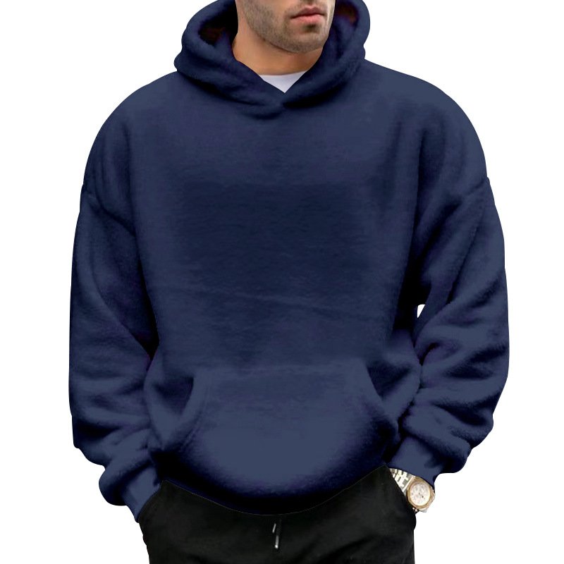 High Quality Wholesale Custom Logo Winter Pullover Oversized Fleece Blank Men's Hoodies