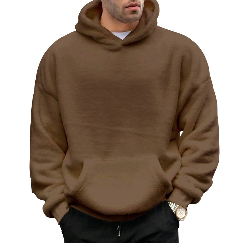 High Quality Wholesale Custom Logo Winter Pullover Oversized Fleece Blank Men's Hoodies