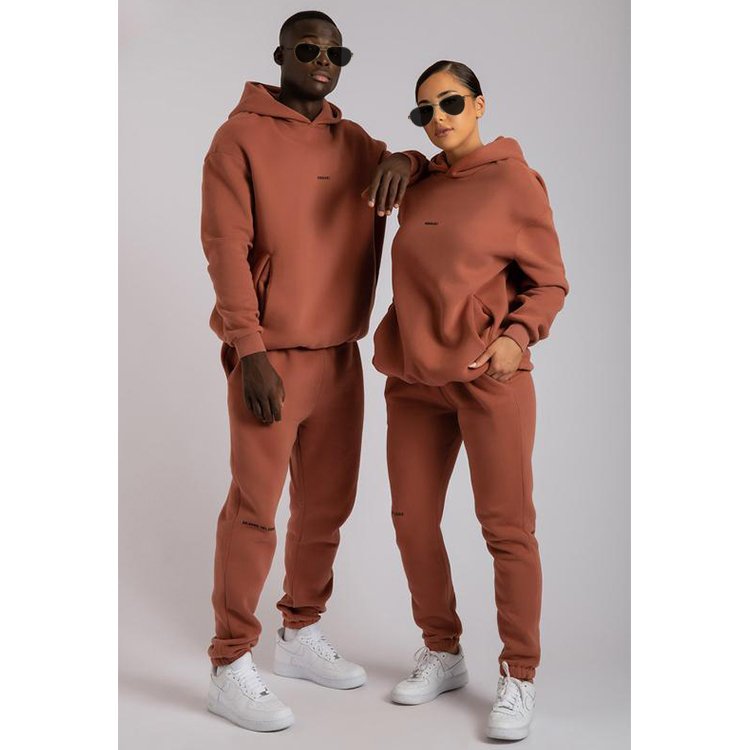 OEM Custom Jogging Men Tracksuit Sweatshirts Men's Hoodies Polyester Sweatsuits Unisex Sets Heavy 100% Cotton Sweatsuit