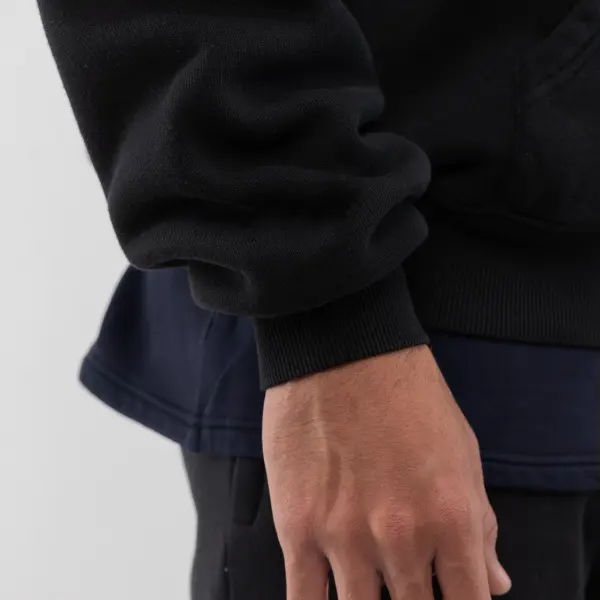 YWGH quality fashion blank heavyweigh cotton raw edge clothes hoody men oem logo boxy fit custom hoodies
