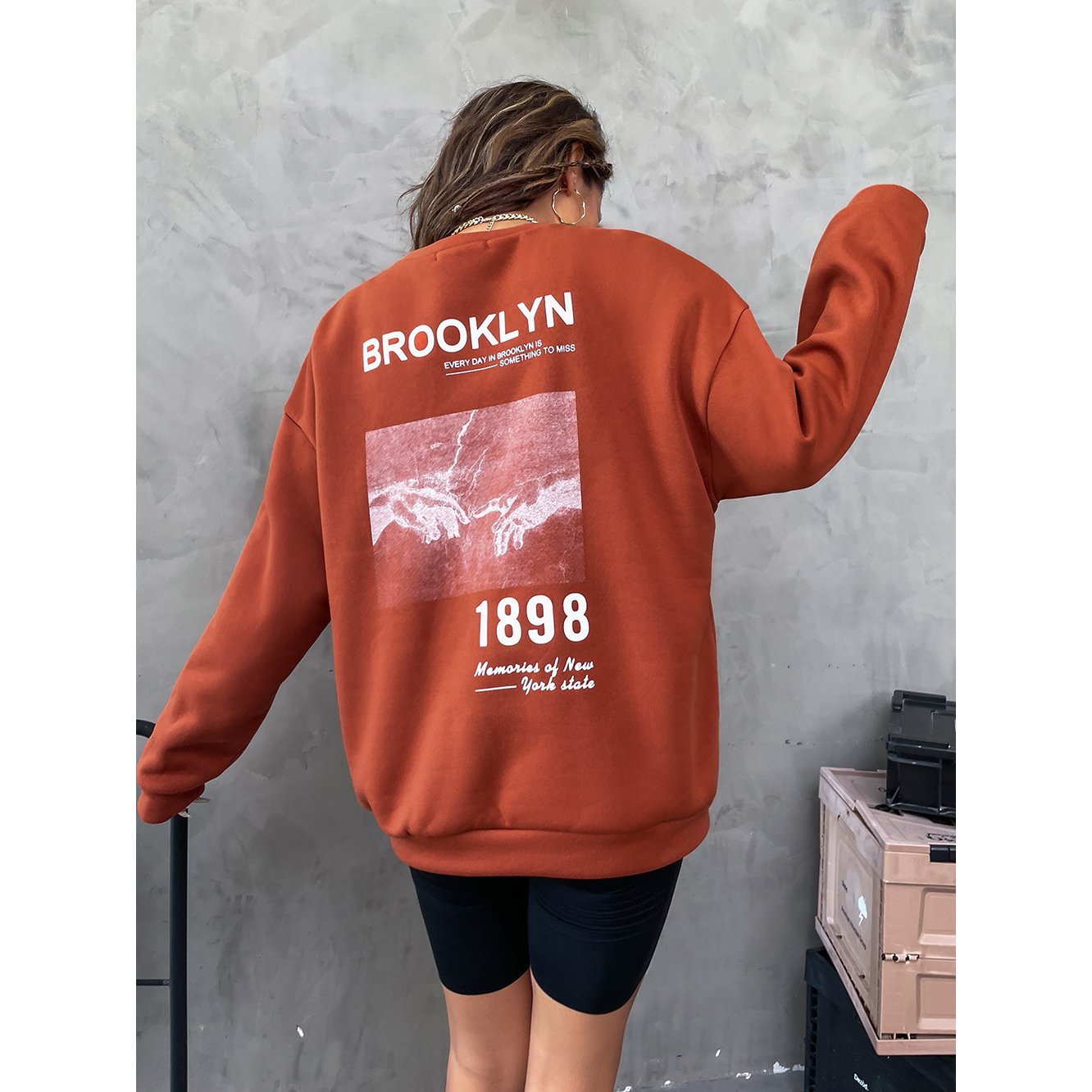 Wholesale Womens Oversized Sweatshirts Fleece Hoodies Custom Logo Unisex Hoodie with Pockets Fleece Winter Clothes for Women