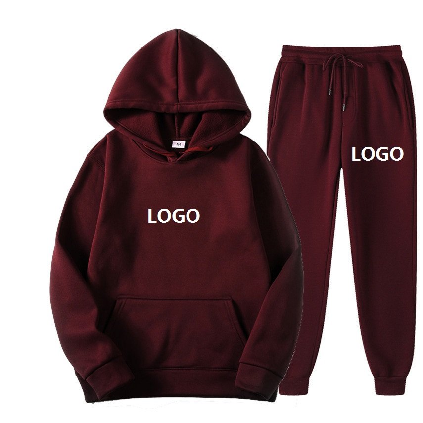 Custom Training Jogging Embroidery Tracksuits For Men Slim Fit 100% Cotton Cargo Sweat men's hoodies & sweatshirts