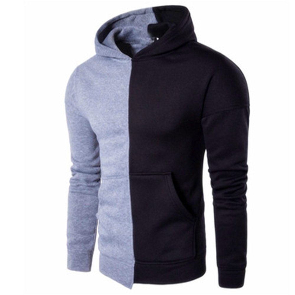 Men's Hoodies 320gsm Men Pullover Unisex Winter Custom 2 Colors Yellow Black Sweatshirts Hoodies For Men