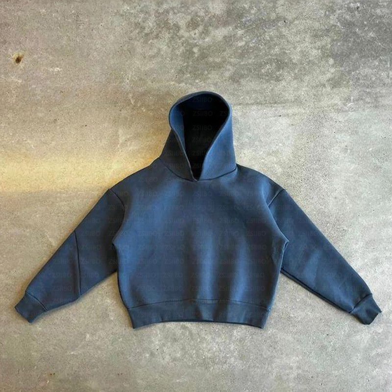 Men's hoodie fit boxy Heavy Weight Puff Printing Oversized Streetwear Pullover boxy Hoodies For Men