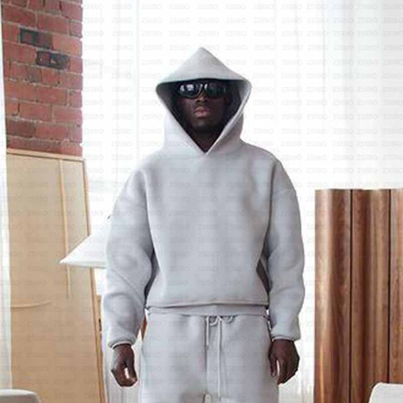 Men's hoodie fit boxy Heavy Weight Puff Printing Oversized Streetwear Pullover boxy Hoodies For Men