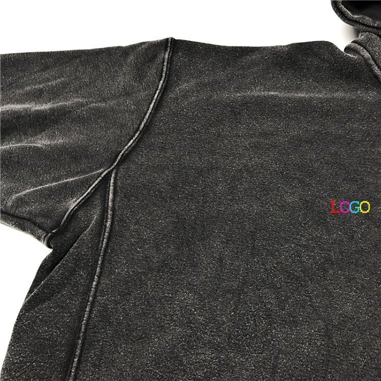 Custom Mens Distressed Washed Hoody Man'S Blank Vintage Acid Wash men's hoodies