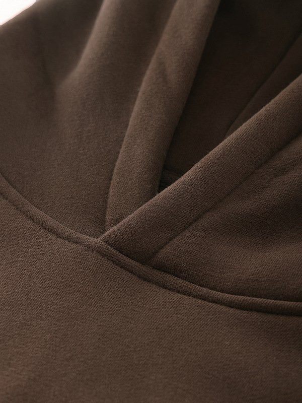 Driov High quality custom logos 400G 100% cotton hoodies Blank Oversized Plus Size heavyweight soft Fleece Men'S Hoodies
