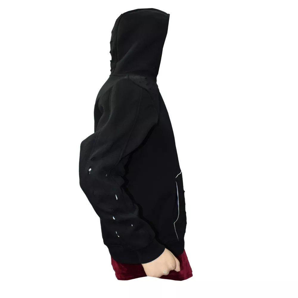 Mens Winter Hoodie Zip Up Hooded Jacket Sweatshirt