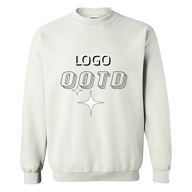 Puff Printing 100% Cotton Thick Heavyweight Hoodie Custom Drop Shoulder Fleece Oversized French Terry Pullover Hoodies Men