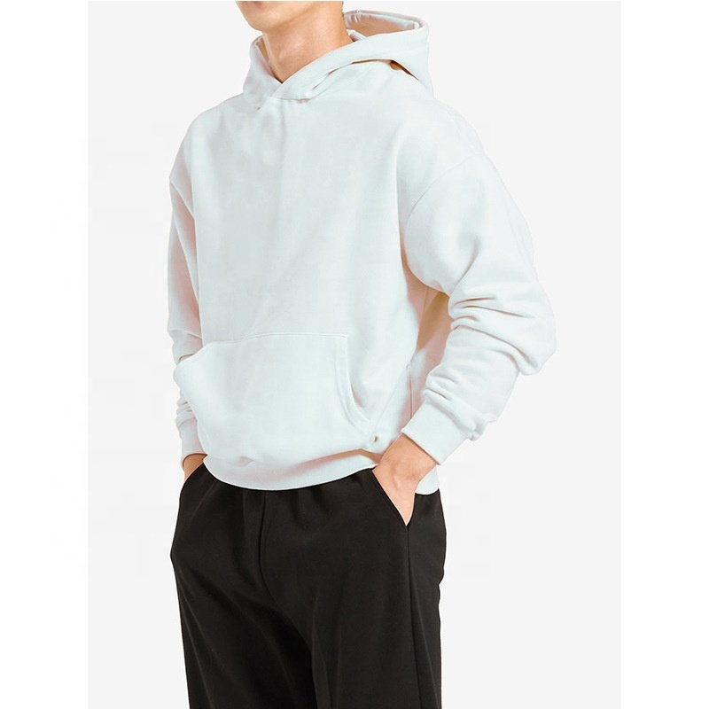 Autumn Hoodies Men Fashion Drawstring Hooded Sweatshirt Men Street wear Hip Hop Loose Pullover Hoodie Men's Pocket Hoodie