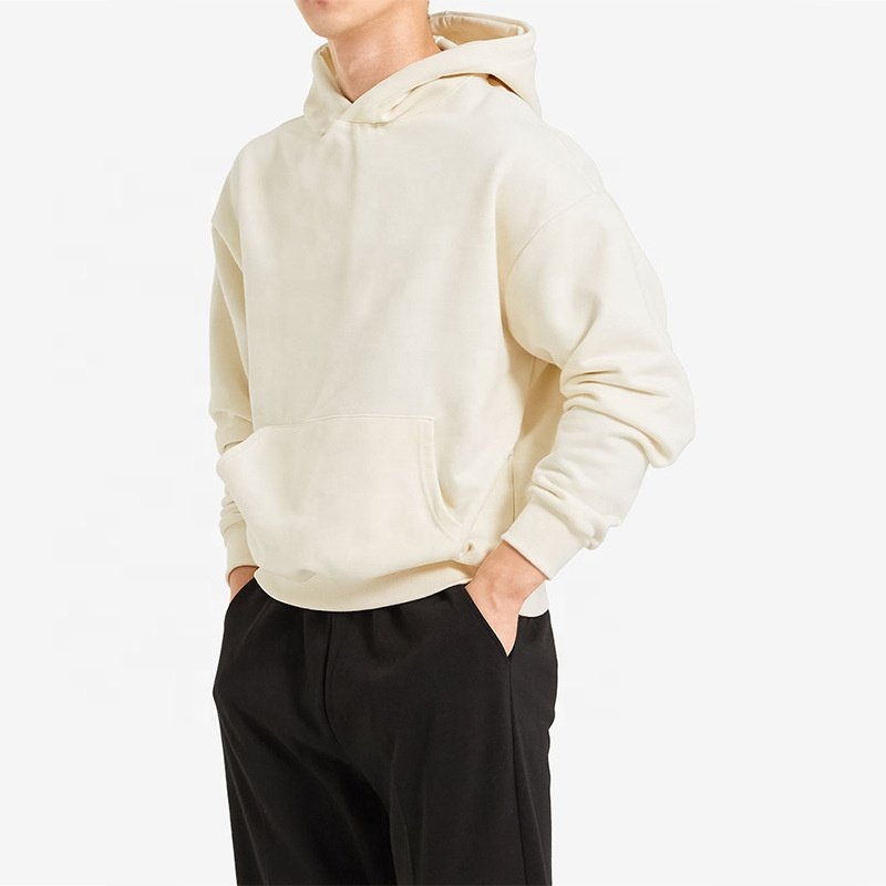 Autumn Hoodies Men Fashion Drawstring Hooded Sweatshirt Men Street wear Hip Hop Loose Pullover Hoodie Men's Pocket Hoodie