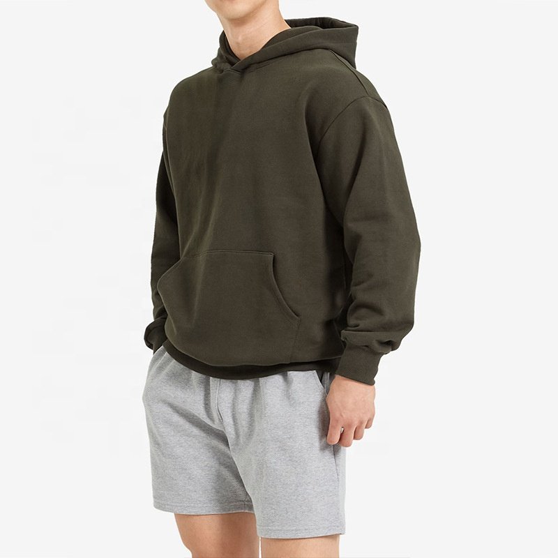 Autumn Hoodies Men Fashion Drawstring Hooded Sweatshirt Men Street wear Hip Hop Loose Pullover Hoodie Men's Pocket Hoodie
