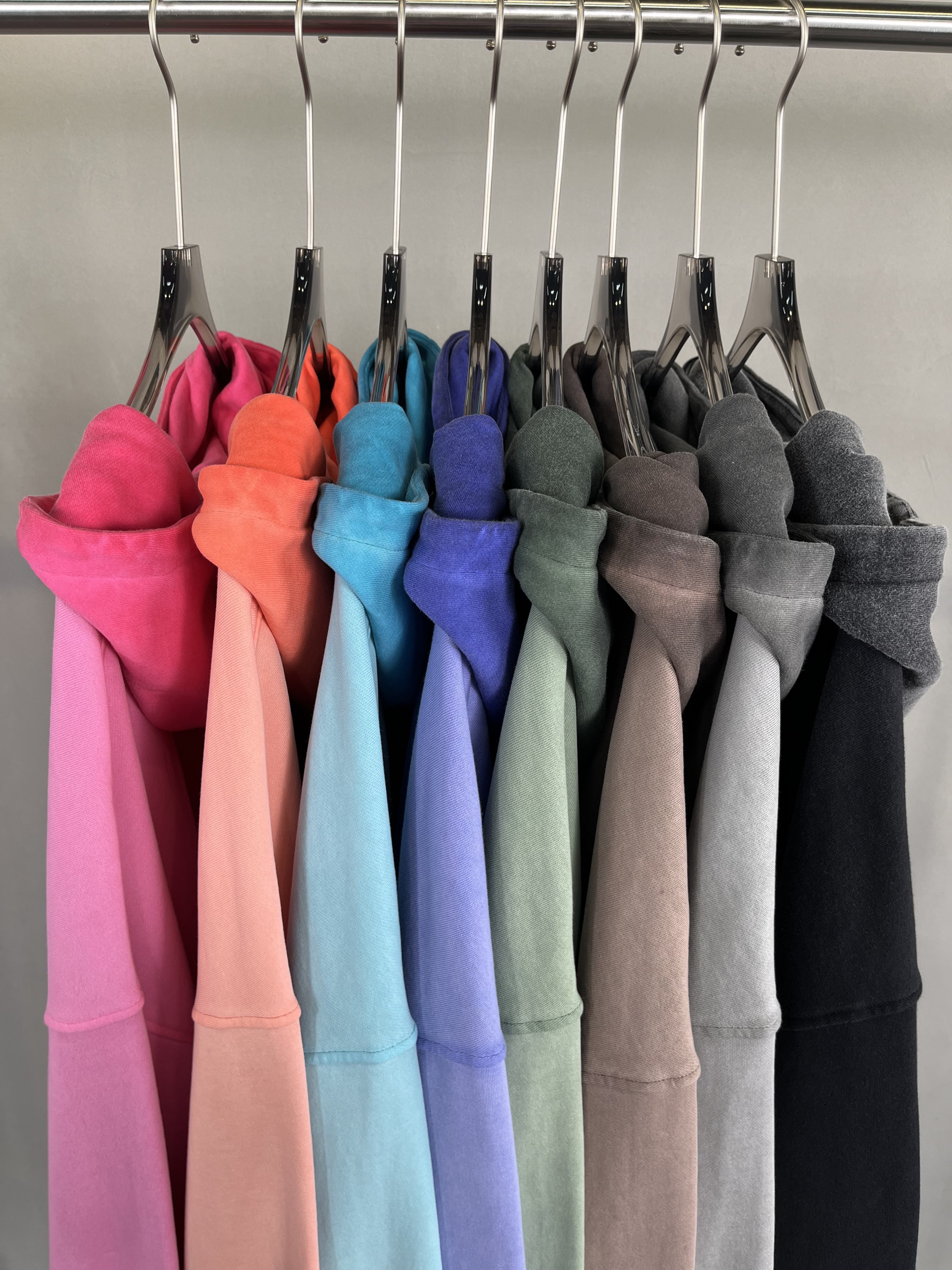 vintage wash hoodie men's 100% cotton Heavyweight streetwear oversized hoodie acid washed blank drop shoulder hoodie for men