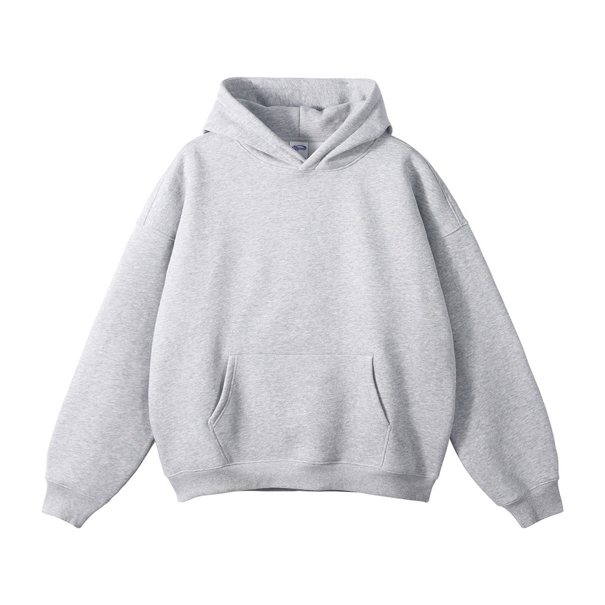 LS heavyweight 400gsm Oversized Men's Pullover Hoodies Loose plush Fashion Sweater Men's Fashion Brand no string hoodies