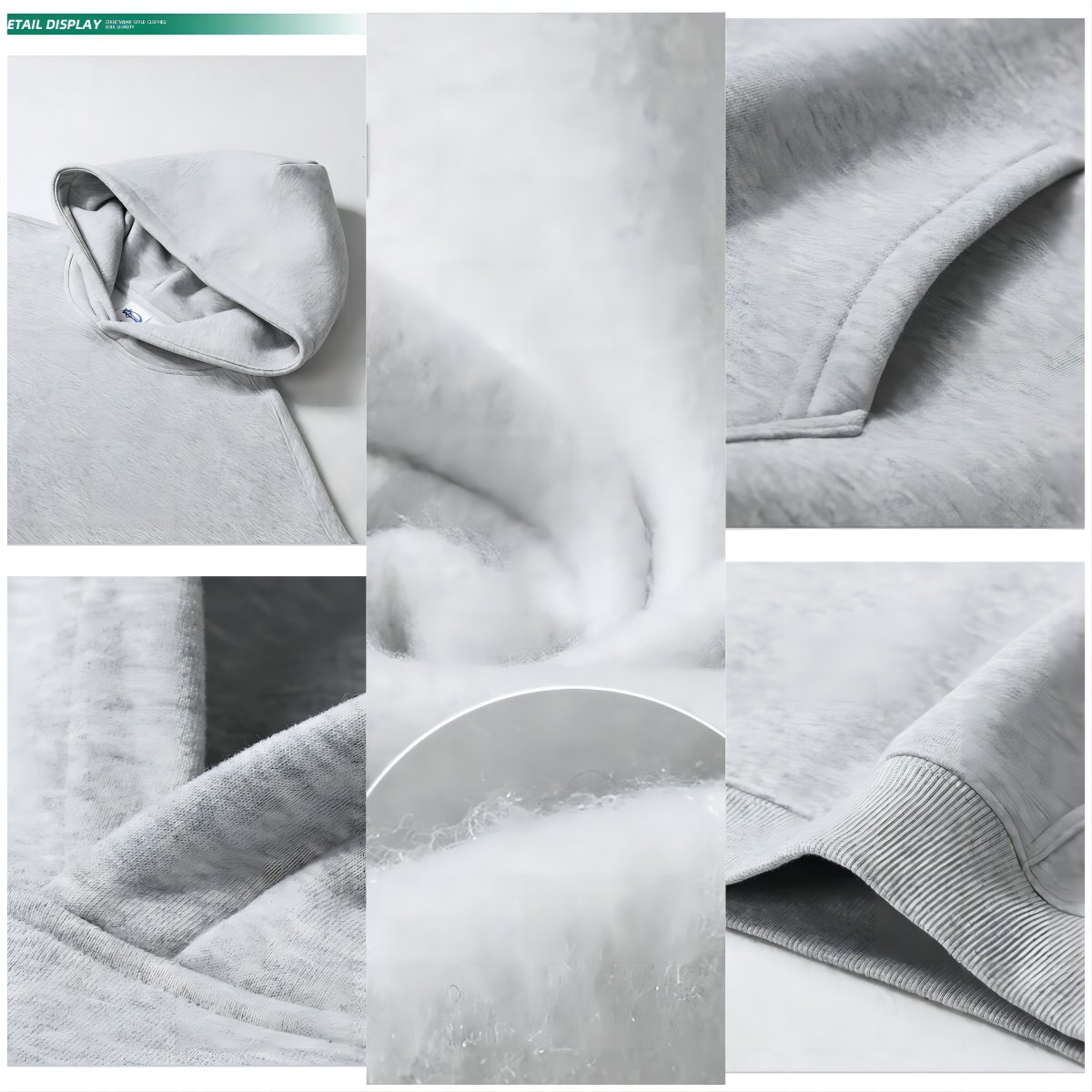 LS heavyweight 400gsm Oversized Men's Pullover Hoodies Loose plush Fashion Sweater Men's Fashion Brand no string hoodies