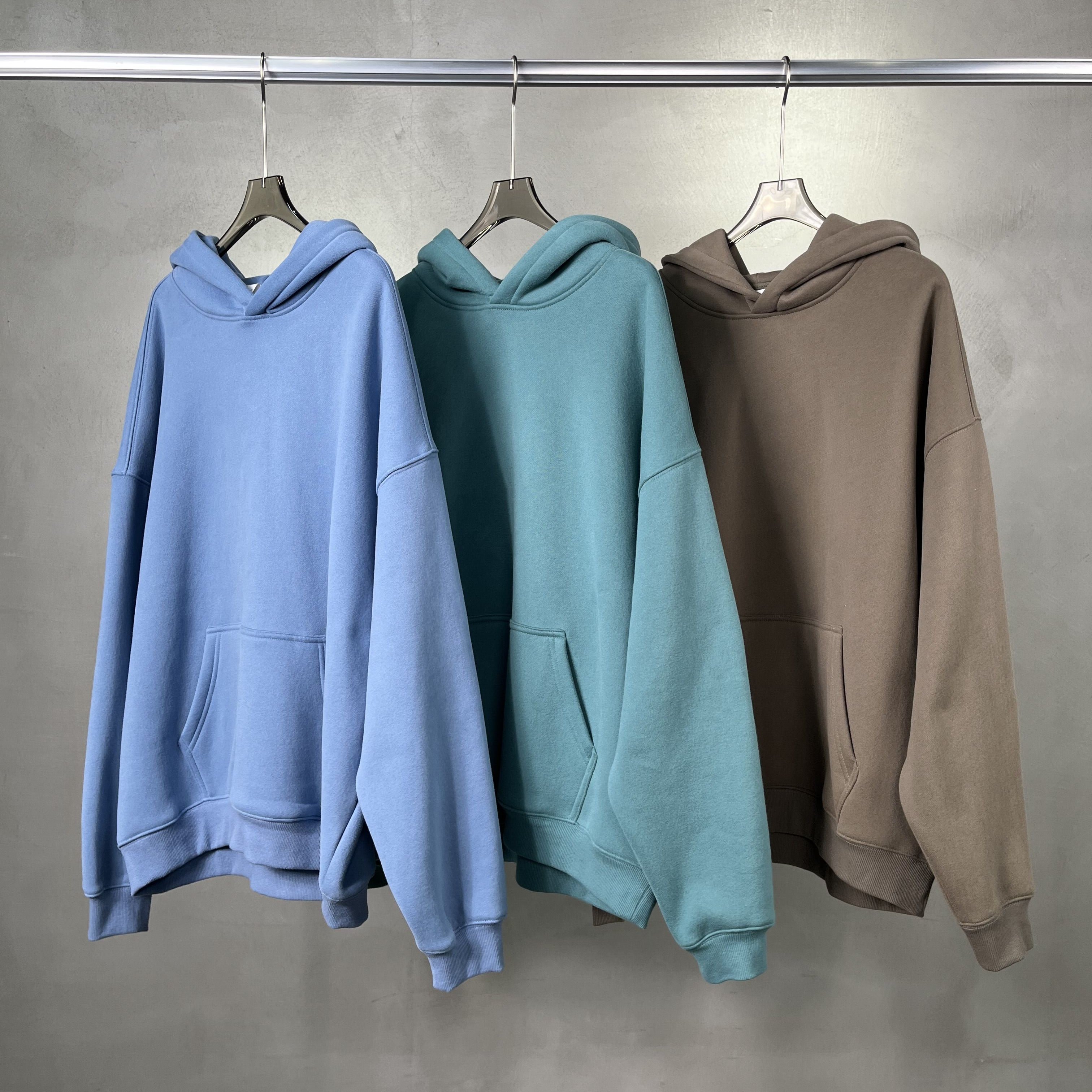Fashion Unisex High Quality Oversized USA Size Custom Logo Hoodie Plain puff printing Heavyweight cropped Hoodie
