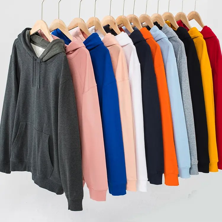 Wholesale Custom Designer Blank Solid Plus Size Pullover Essentials Cotton Men'S Hoodies Sweatshirts
