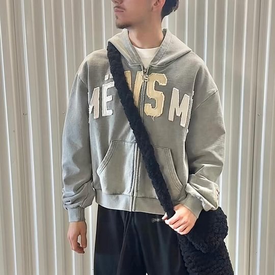 Custom Logo Wholesale Full Face Zip Up Blank Men Sweater Jacket Coat Men's Full Zip Up Hoodie