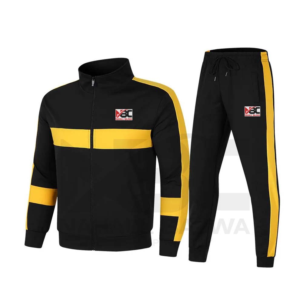 Hot Sale Custom Logo Casual zip up sweatsuits Jogger Set two piece nylon track suit Cargo Tracksuit For Men Sets