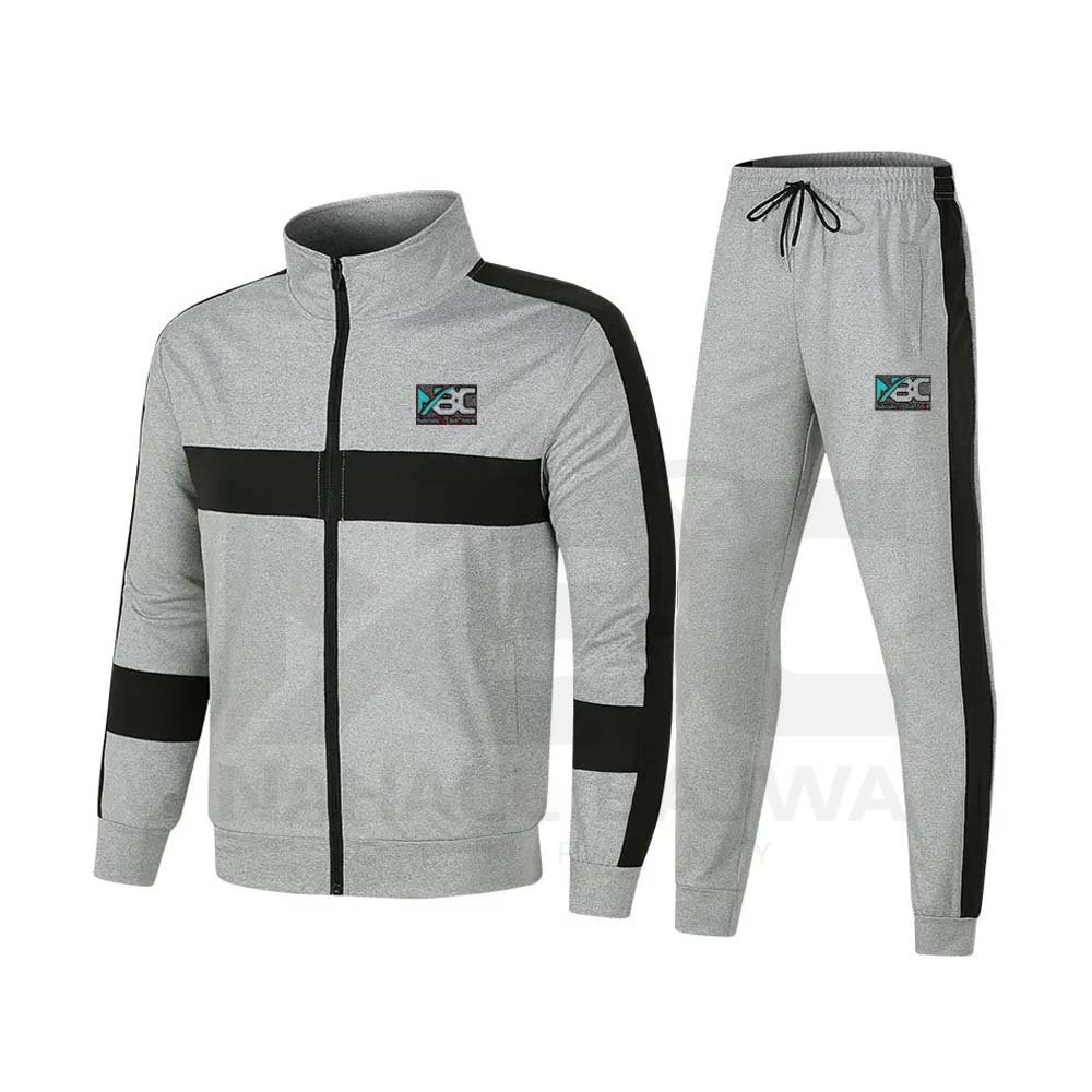 Hot Sale Custom Logo Casual zip up sweatsuits Jogger Set two piece nylon track suit Cargo Tracksuit For Men Sets