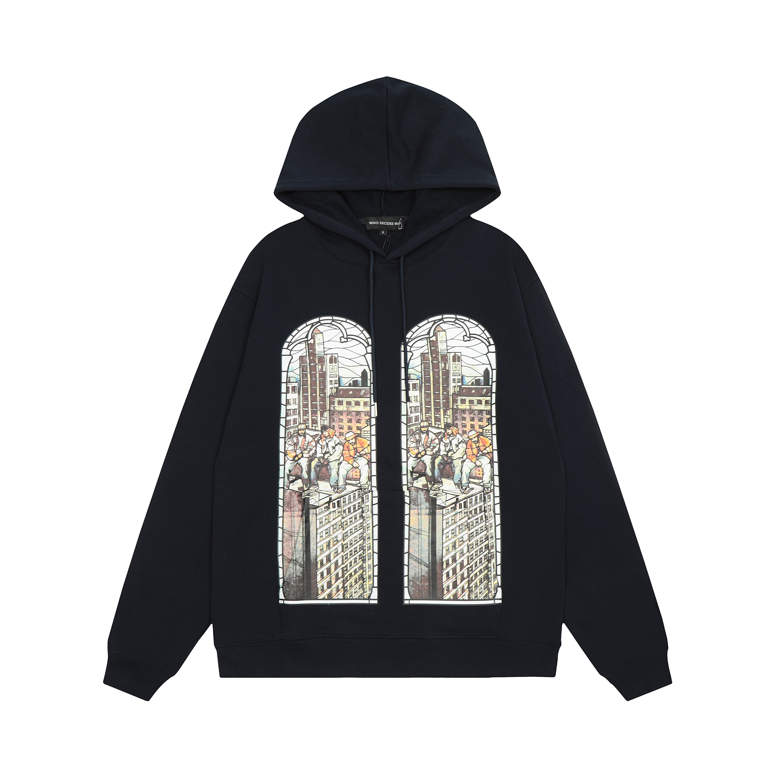 Who Decides War Wholesale High Quality Fashion Unisex hoodies & sweatshirts Oversized Vintage Heavyweight men's hoodie