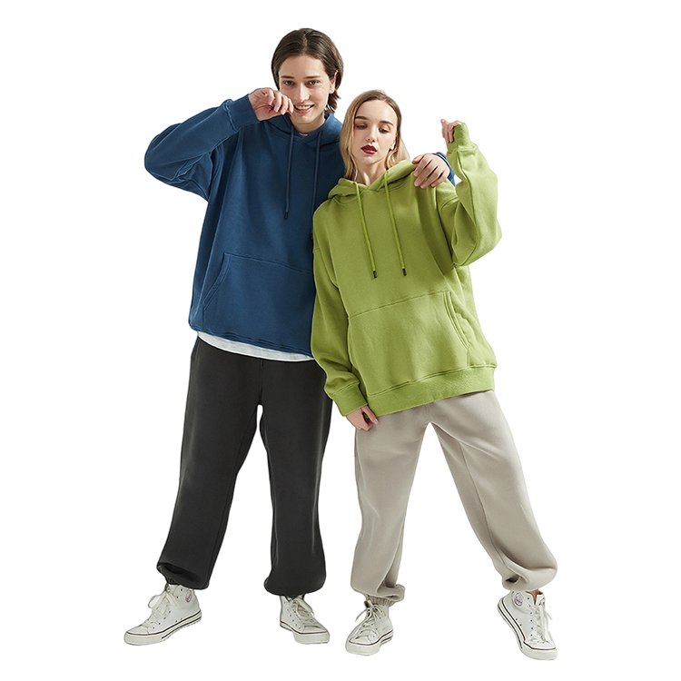 wholesale high quality heavyweight unisex 100% cotton custom logo blank oversized plain sweatshirts men's hoodie hooded pullover