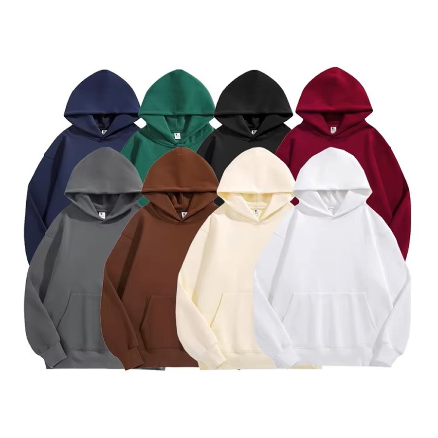 YISEN custom high quality men heavyweight thick cotton pullover heavy hoodie