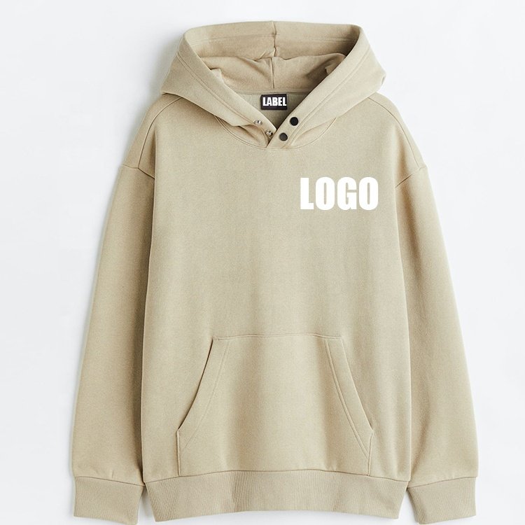 Hot selling private label embroidery chenille embroider thick men's oversized pullover hoodie for fall winter