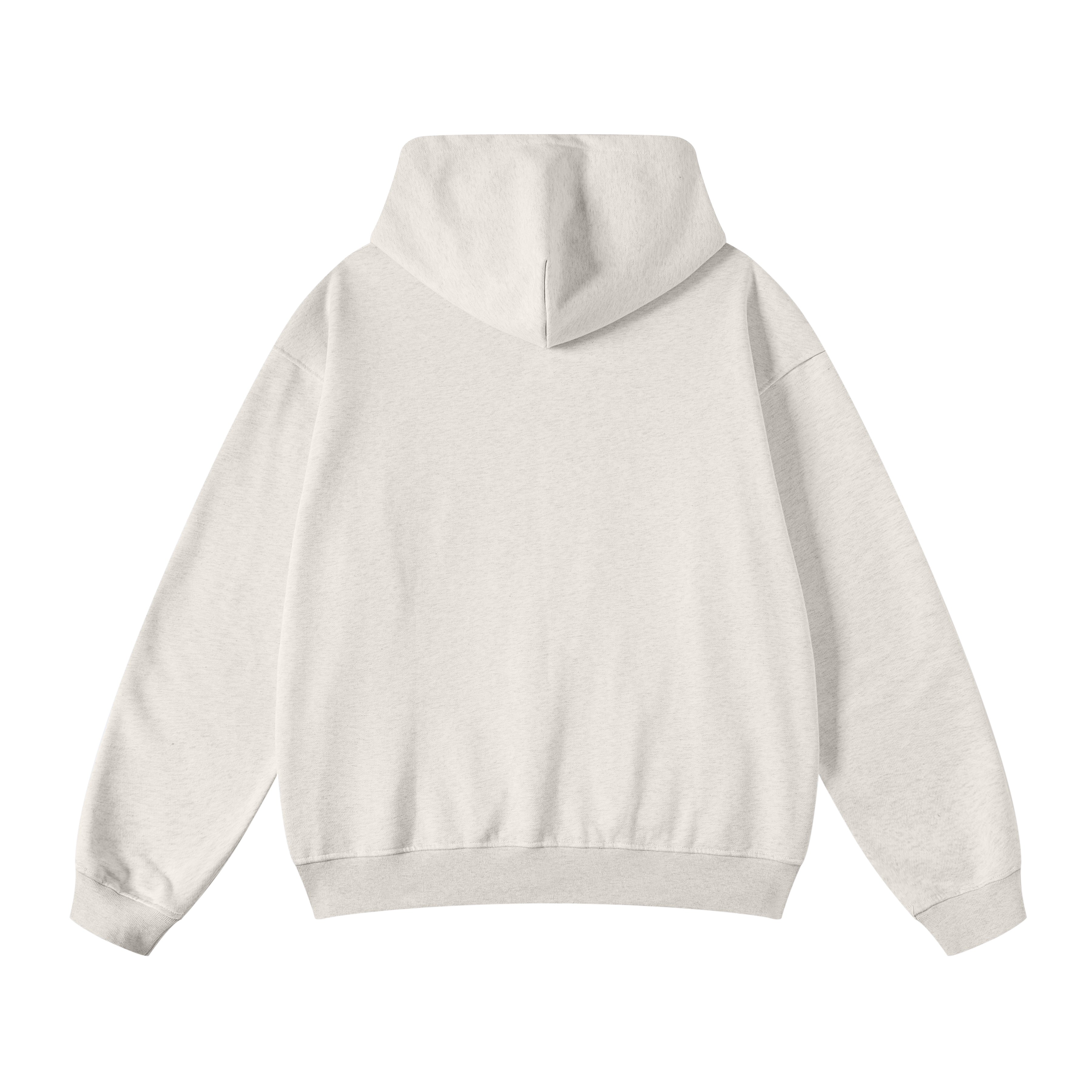 RUICHI Blank Heavyweight Pre-shrunk Cotton 445gsm French Terry Streetwear Oversized Men's Hoodie Custom Pullover Hoodies
