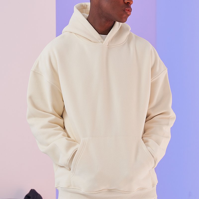 high quality heavyweight cotton streetwear men hoodies for blank hoodie custom logo