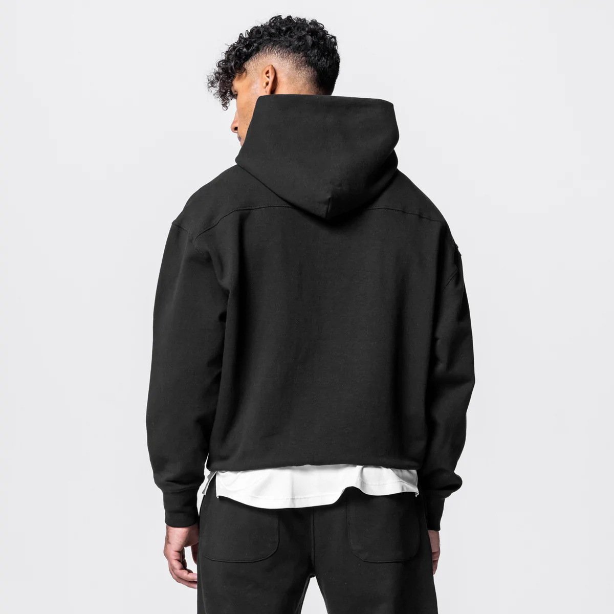 Wholesale Blank Men's Hoodie Custom Embroidered Logo Cotton Thick Unisex Oversized Hoodies