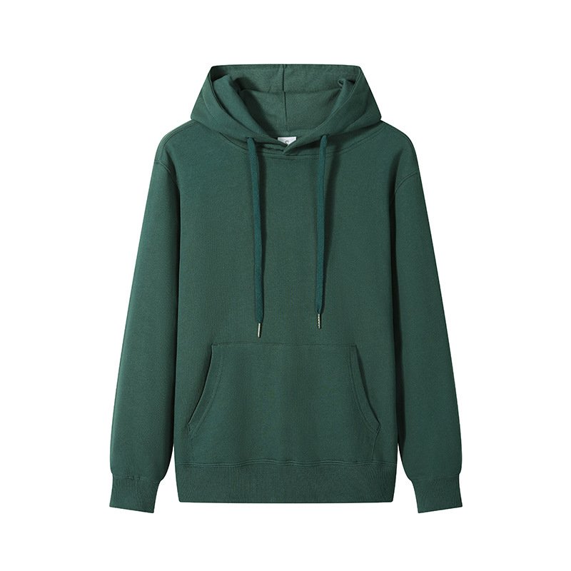 300 Gsm Men's Cotton Sweatshirt Heavyweight Autumn Hoodies Solid Color Custom LOGO Casual Hoodies Coat