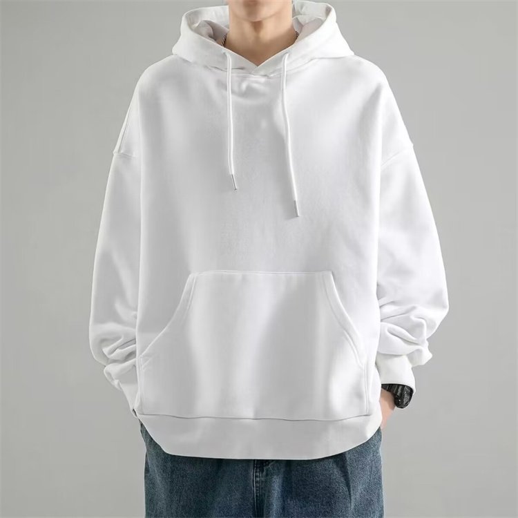 1PCS Custom Logo Men's Fashion Large Size Loose and Versatile Autumn/Winter Casual Hoodies Men's Top Wholesale