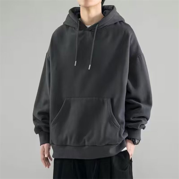 1PCS Custom Logo Men's Fashion Large Size Loose and Versatile Autumn/Winter Casual Hoodies Men's Top Wholesale