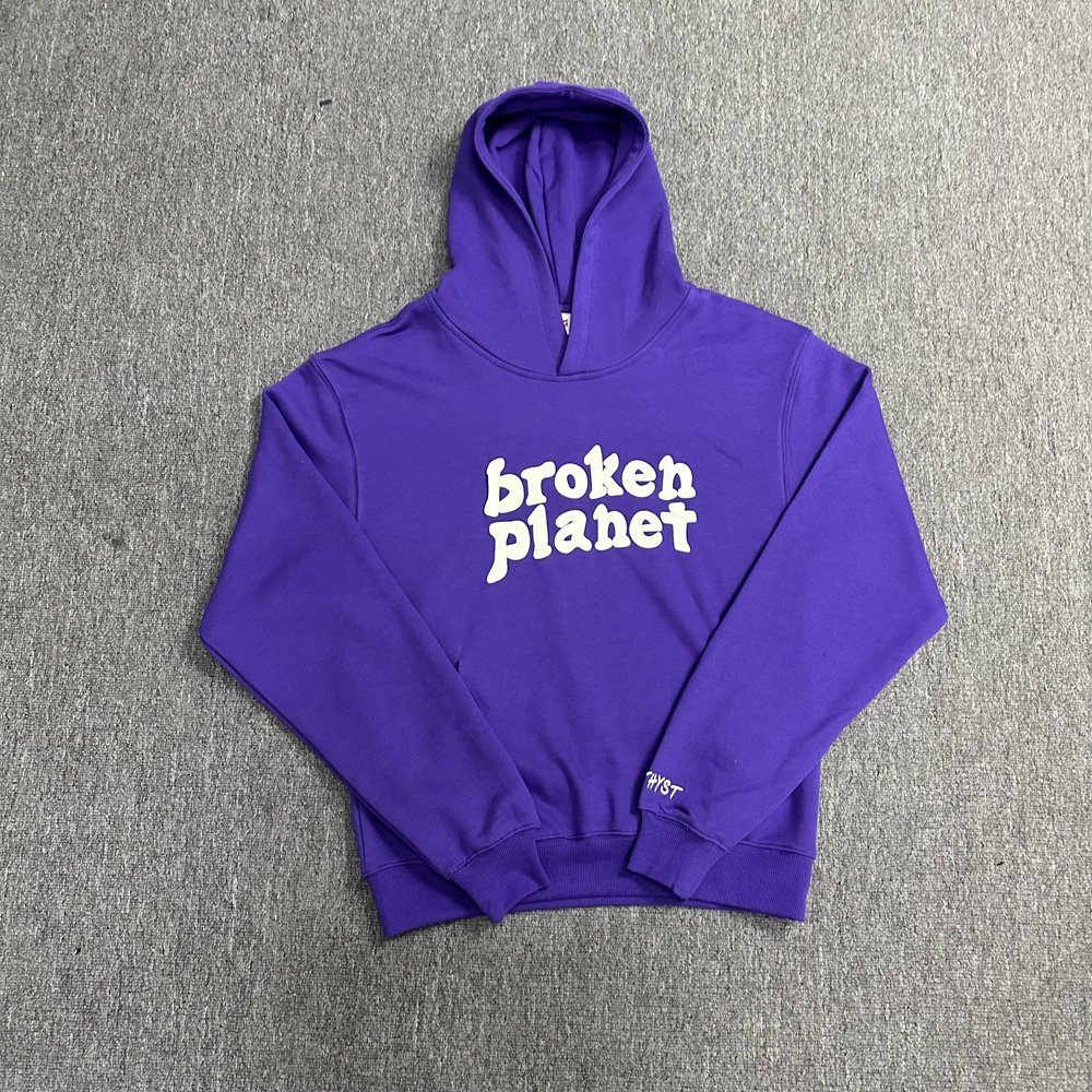 Hoodies Heavyweight 420gsm Broken Puff Print Plant hoodies Men's tracksuits 100% Cotton Sweatshirt Streetwear Hoodie for Men